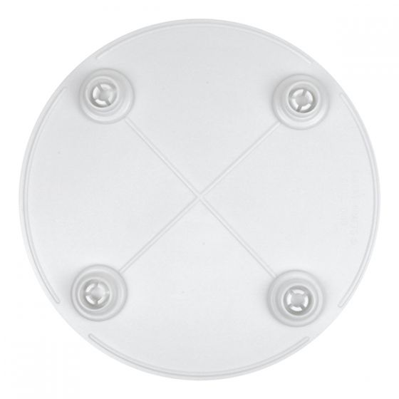 White 8" Round Separator Plate