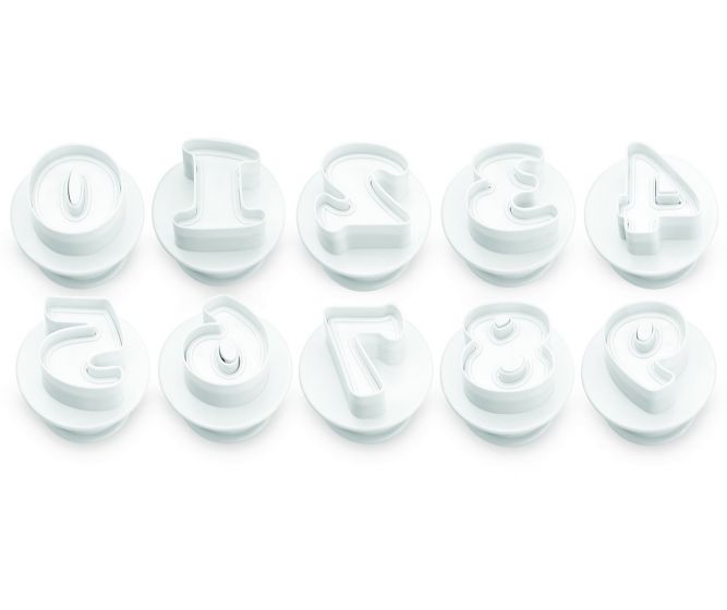 Number Plastic Plunger Cutter Set ATECO