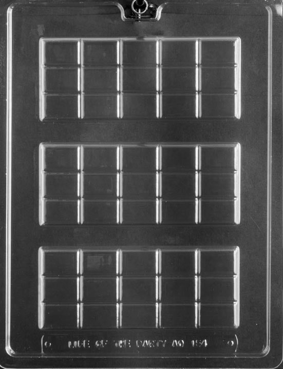 15 Piece Break Apart Bar Chocolate Mold
