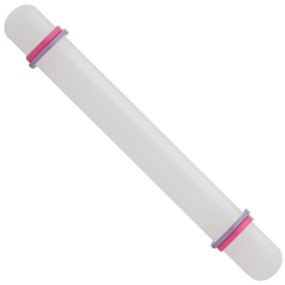 ATECO Fondant Rolling Pin with Guide Rings 7512