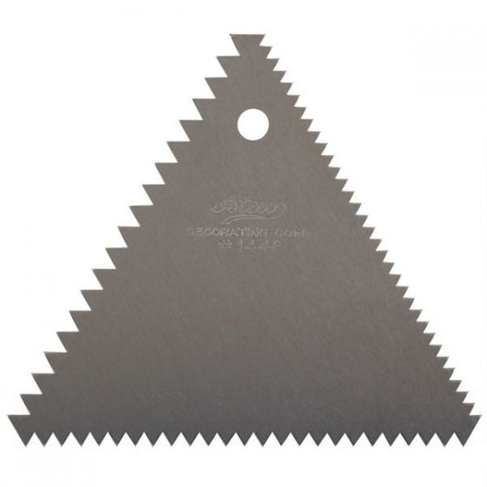 ATECO Metal Decorating ITriangle Icing Comb 1446