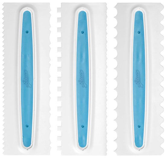 ATECO Plastic Icing Comb Set 1448