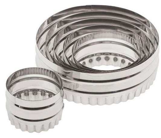 ATECO Round Double Sided Round Pastry Cutter Set 14400