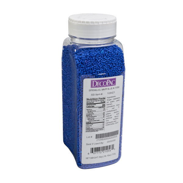 Decopac Dark Blue Jimmies Sprinkles 21056