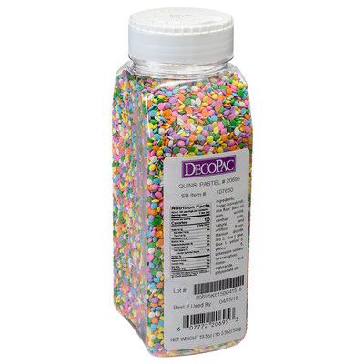 Decopac Pastel Confetti Edible Quins Sprinkles 20695