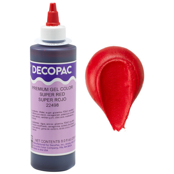 Decopac Super Red Premium Gel Food Color 22498