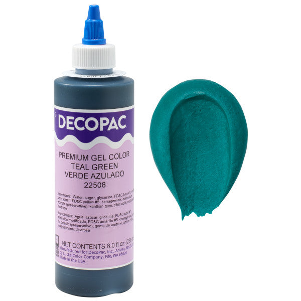 Decopac Teal Green Premium Gel Food Color 22508