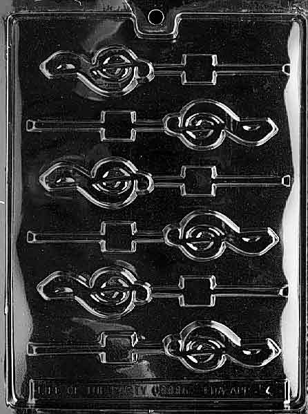 G-Clef Lolly Chocolate Mold
