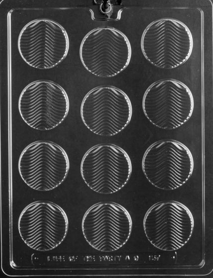 Wavy Wafer Chocolate Mold