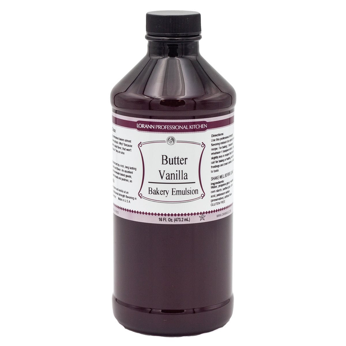 Lorann Butter Vanilla Bakery Emulsion 16oz 0742