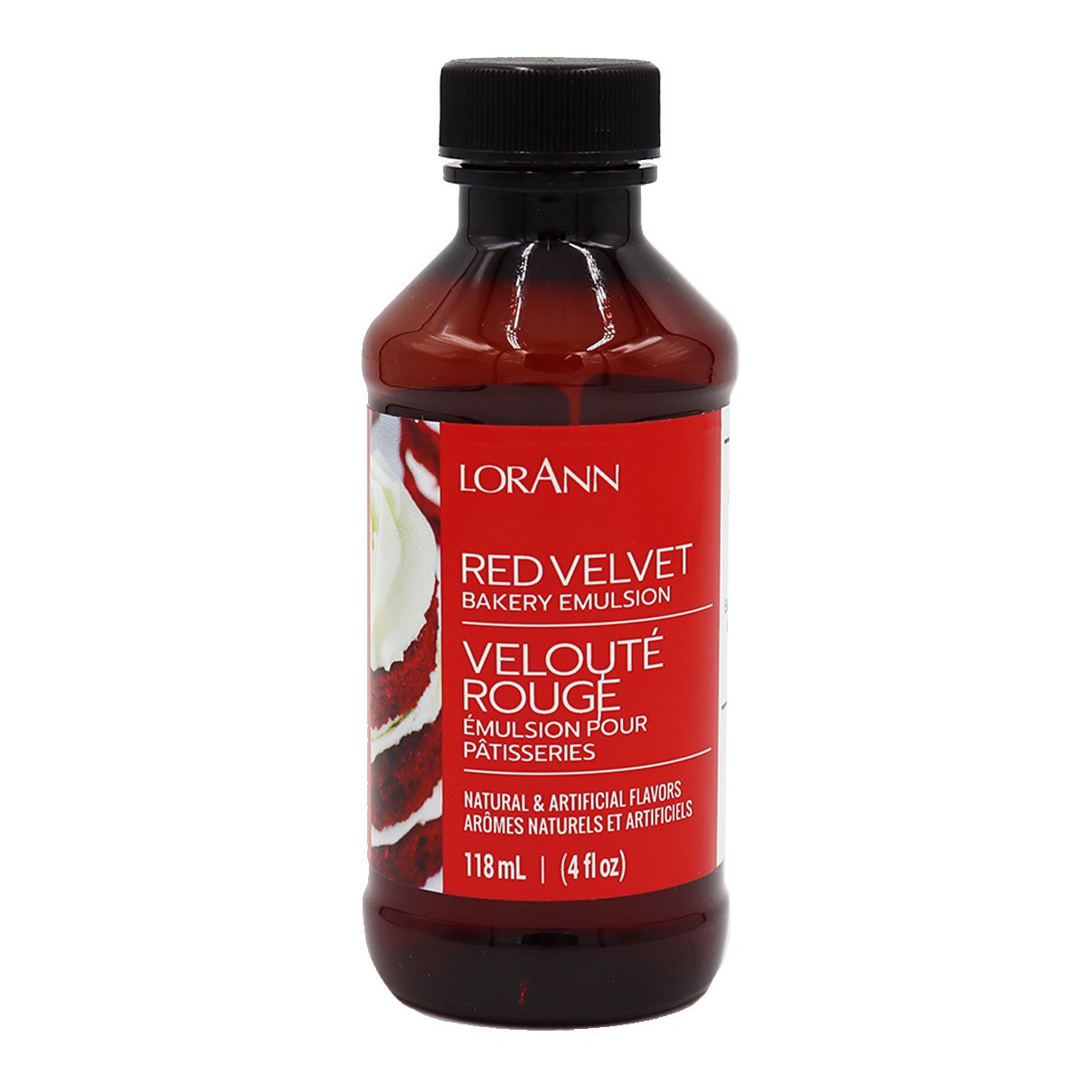 Lorann Red Velvet Bakery Emulsion 4oz 0762