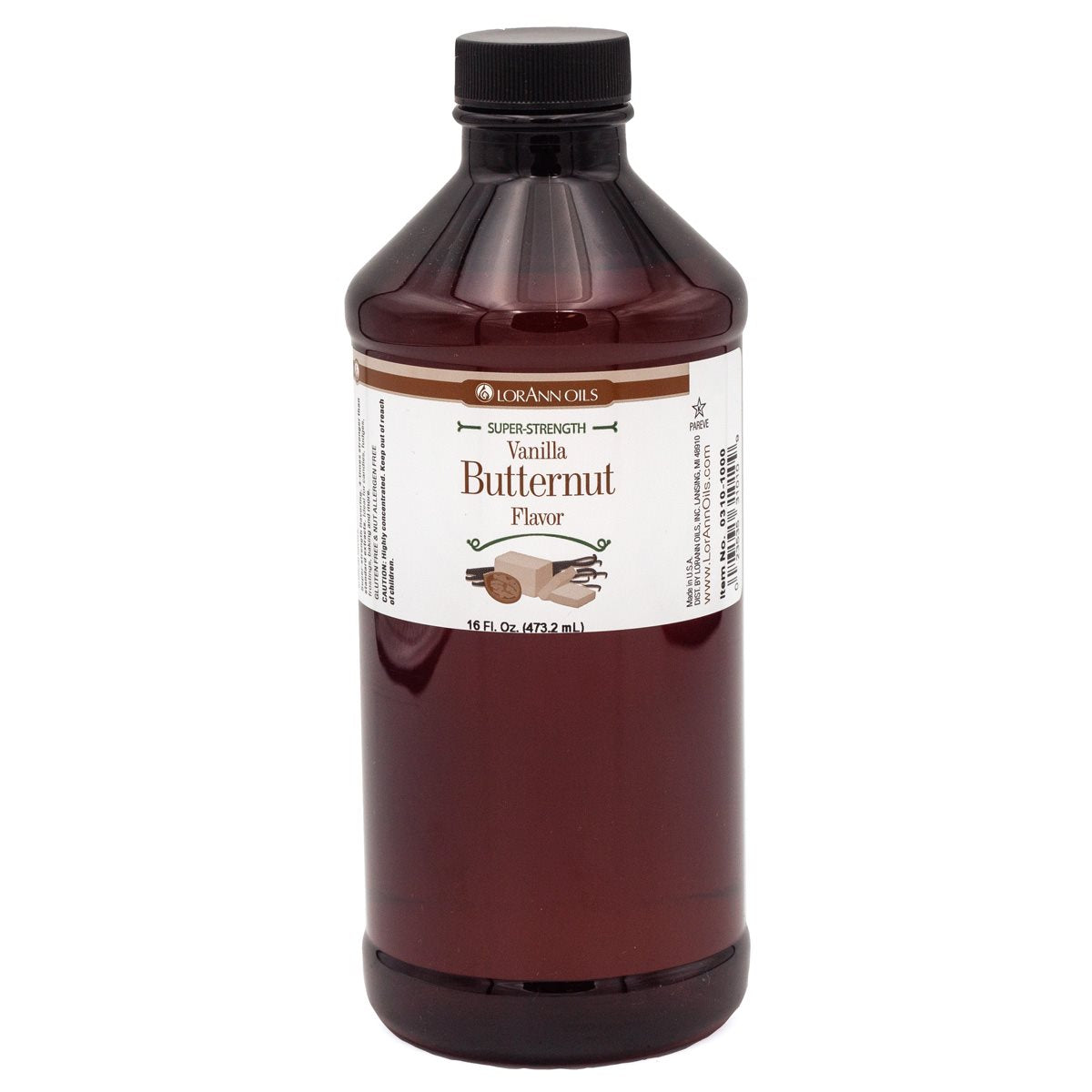 Lorann Vanilla Butternut Flavor 16oz 0310
