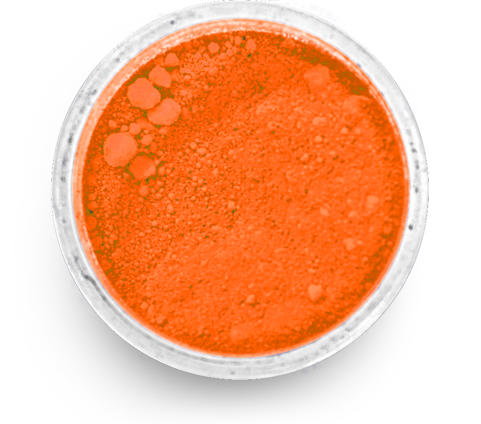 Orange Natural Fat Dispersible Powdered Color Roxy & Rich