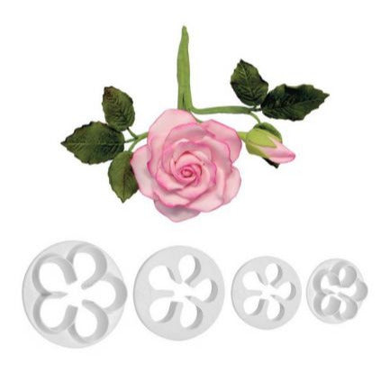 PME 5 Petal Fondant Cutter Set of 4 FP510