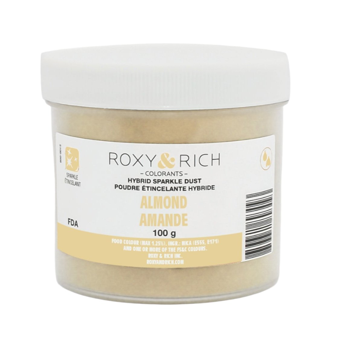 Roxy & RIch Almond Sparkle Dust S100-003