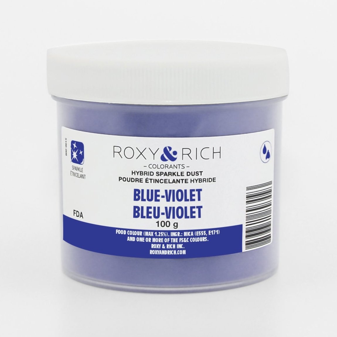 Roxy & RIch Blue Violet Sparkle Dust S100-004