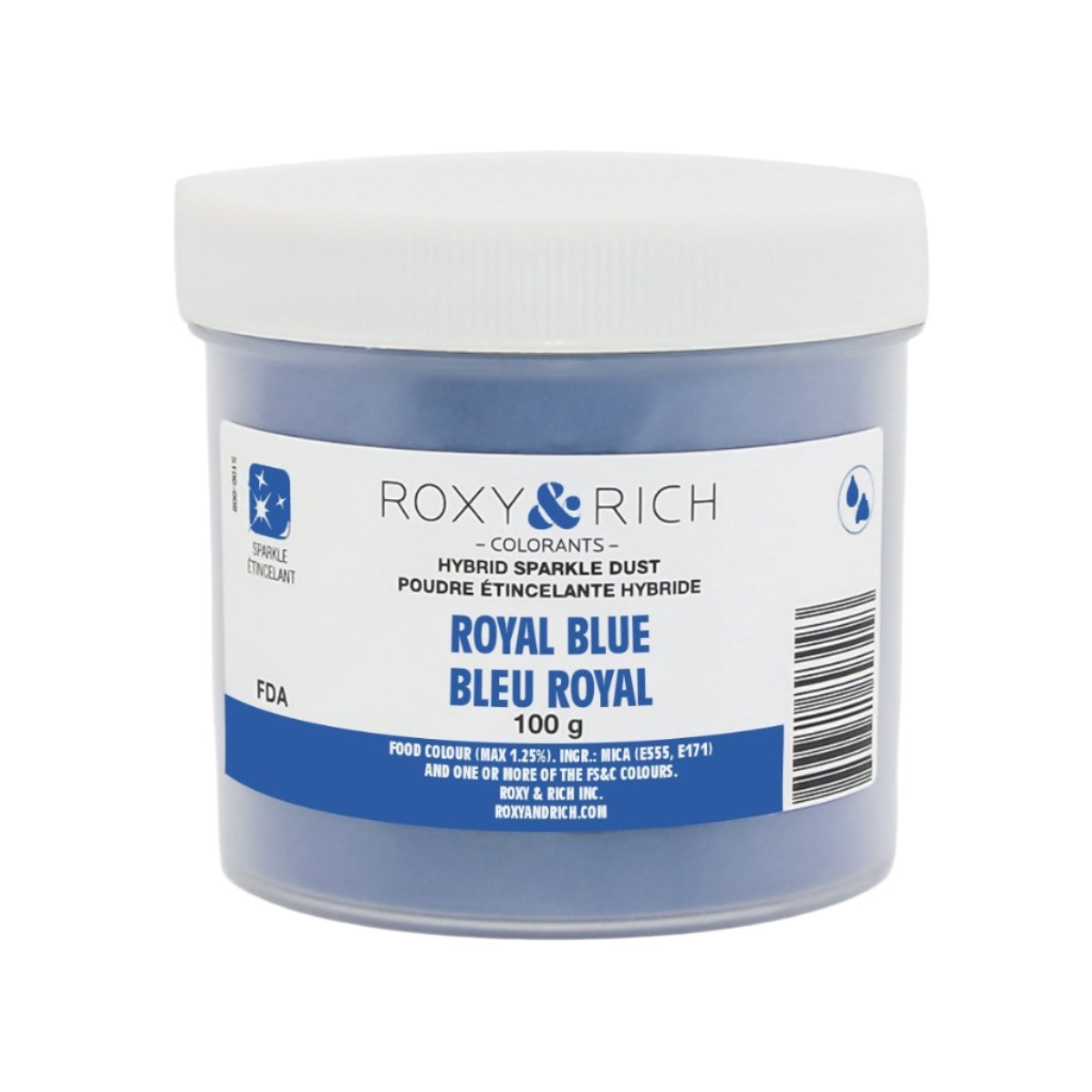 Roxy & RIch Royal Blue Sparkle Dust S100-005