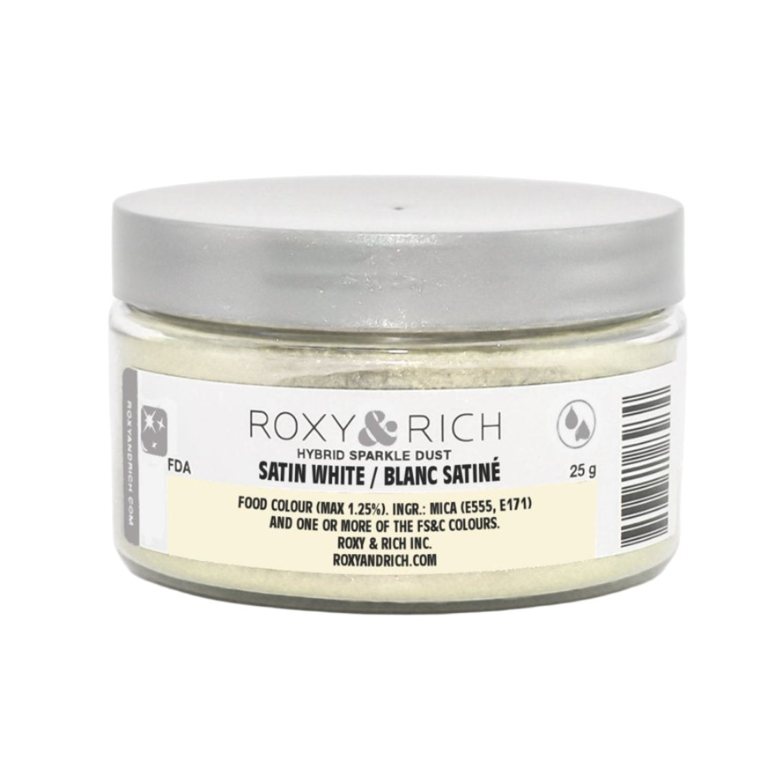 Roxy & RIch Silk White Sparkle Dust S25-002
