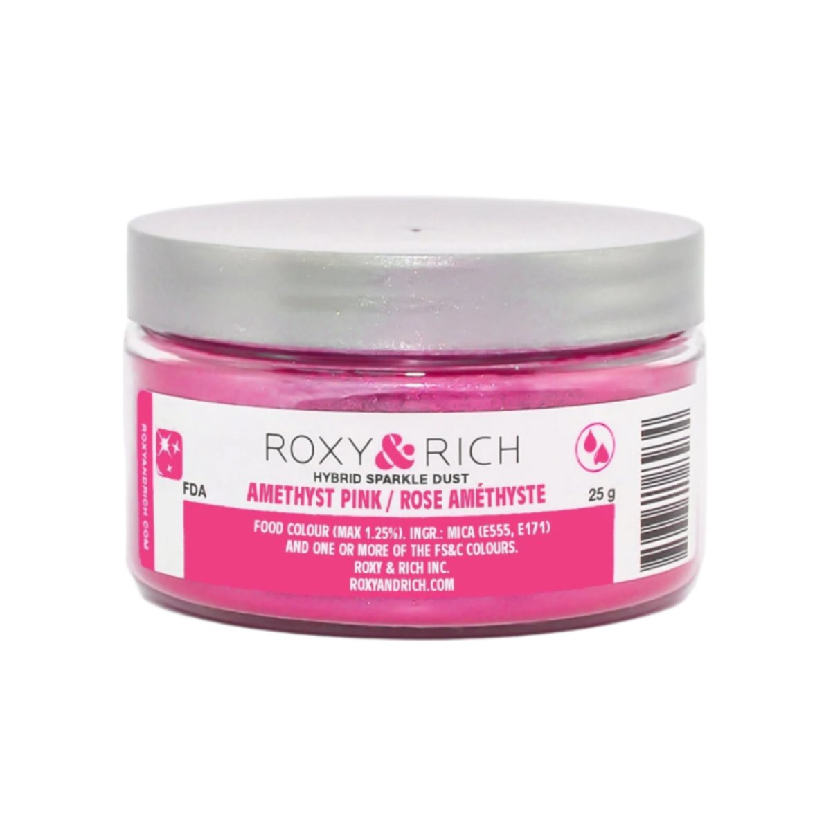 Roxy & Rich Amethyst Pink Sparkle Dust S25-021