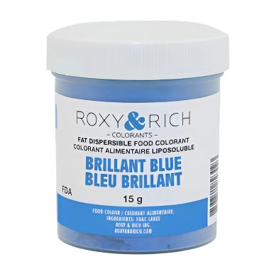 Roxy & Rich Brilliant Blue Fat Dispersible Food Color 15 grams