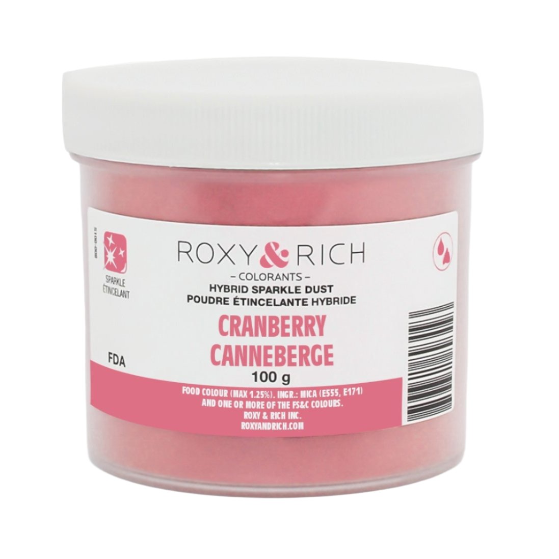 Roxy & Rich Cranberry Sparkle Dust S100-031