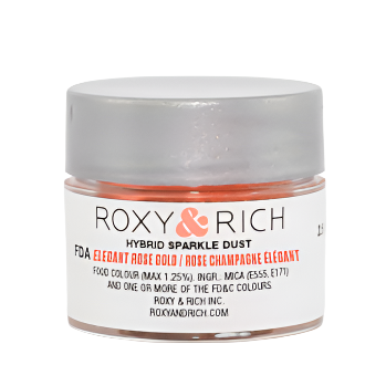 Roxy & Rich Elegant Rose Gold Sparkle Dust S2-055