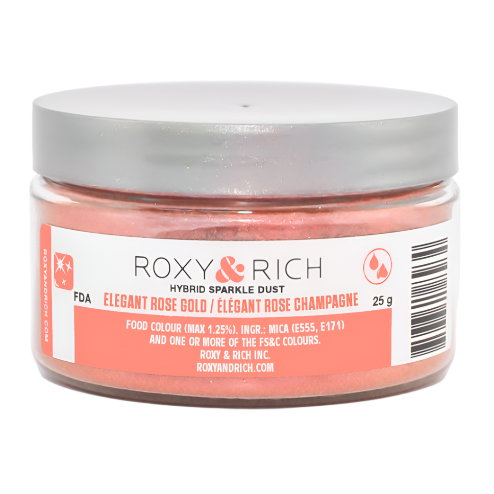 Roxy & Rich Elegant Rose Gold Sparkle Dust S25-055