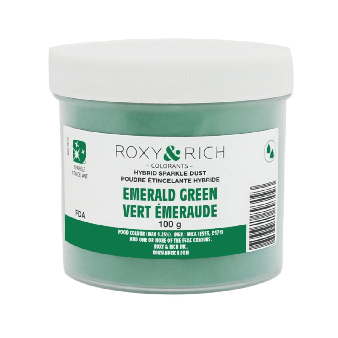 Roxy & Rich Emerald Green Sparkle Dust S100-033