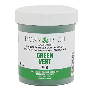 Roxy & Rich Green Fat Dispersible Food Color 15 grams P15-B07
