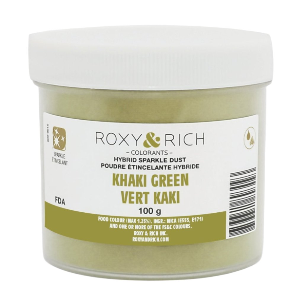 Roxy & Rich Khaki Green Sparkle Dust S100-036
