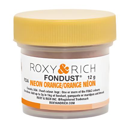 Roxy & Rich Neon Orange Fondust 12 grams