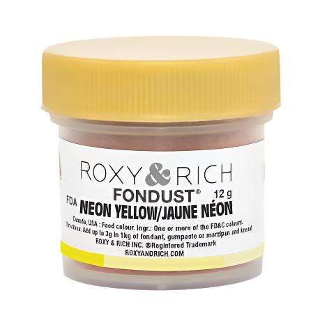 Roxy & Rich Neon Yellow Fondust 12 grams