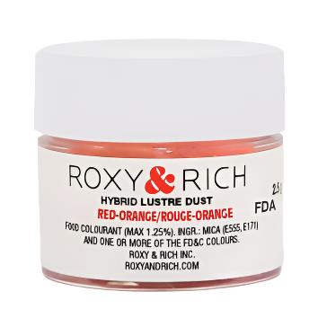 Roxy & Rich Red Orange Lustre Dust L2-029