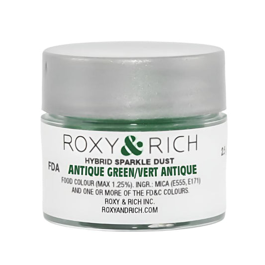 Roxy & Rich Rose Leaf Green Sparkle Dust S2-038