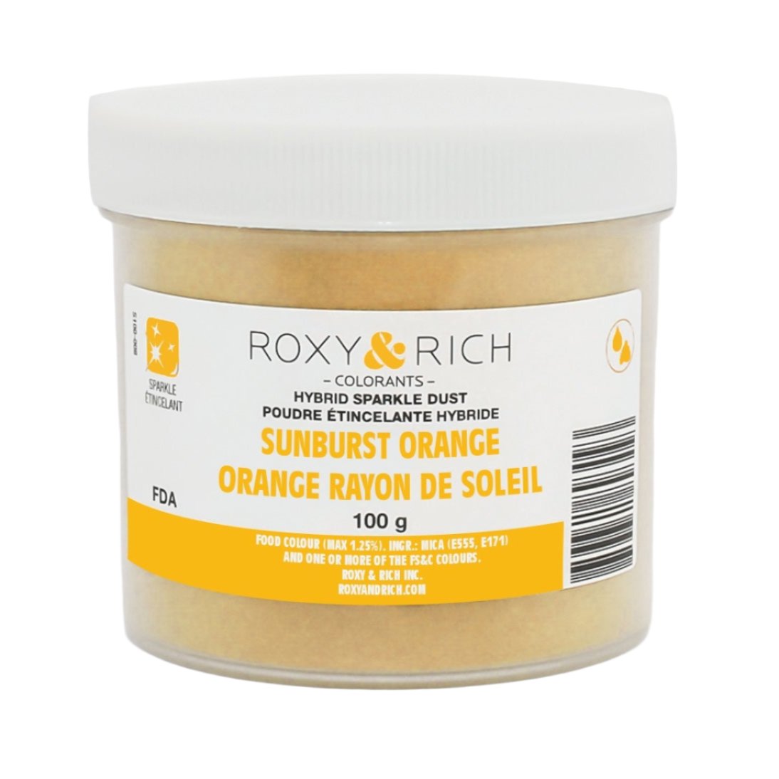 Roxy & Rich Sunburst Orange Sparkle Dust S100-017