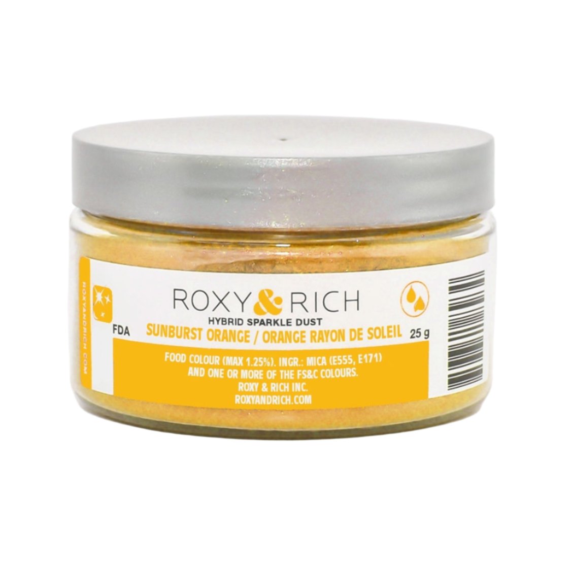 Roxy & Rich Sunburst Orange Sparkle Dust S25-017