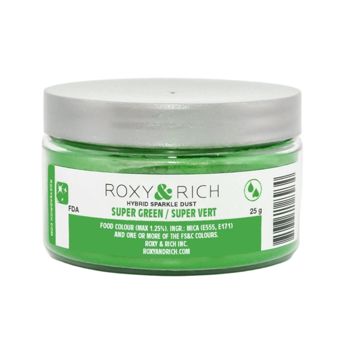 Roxy & Rich Super Green Sparkle Dust S25-034