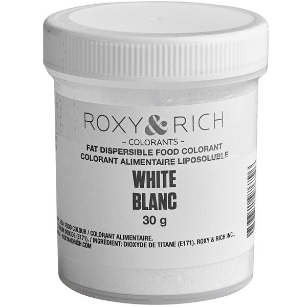 Roxy & Rich White Fat Dispersible Food Color 15 grams P15-B00