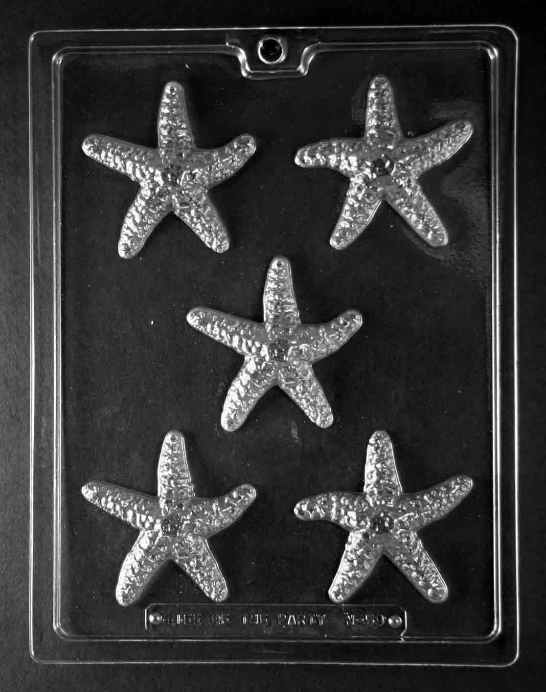 Starfish Plastic Chocolate Mold N059