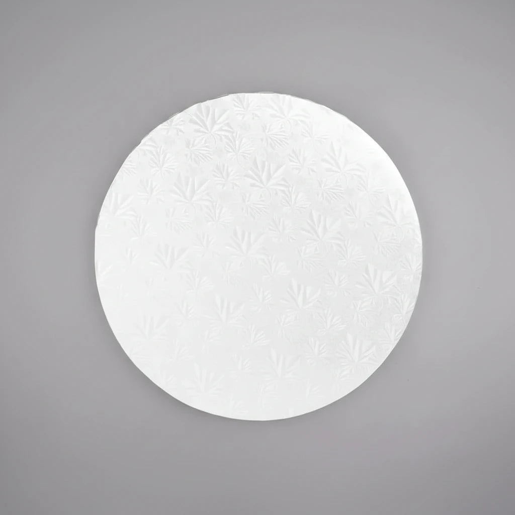 White Foil Cake Drum