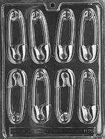 Safety Pins Chocolate Mold