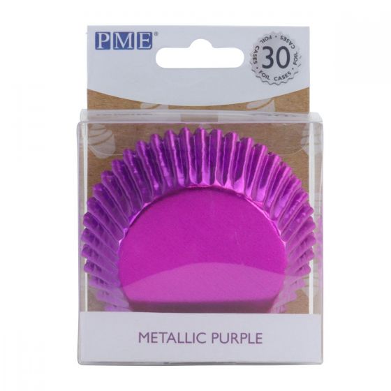 Purple Foil Baking Cups PK/30 PME