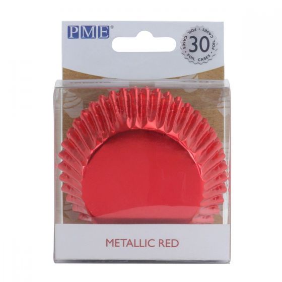 Red Foil Baking Cups PK/30 PME