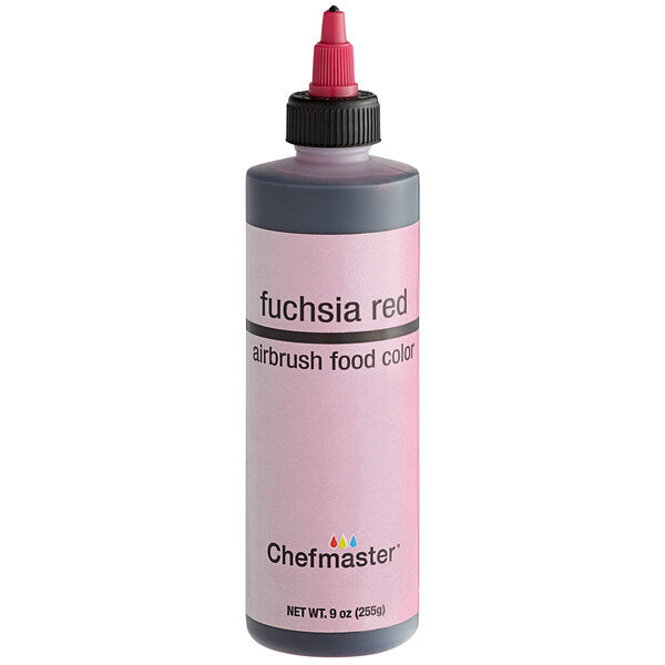 Fuchsia Red 9 oz Airbrush Color Chefmaster