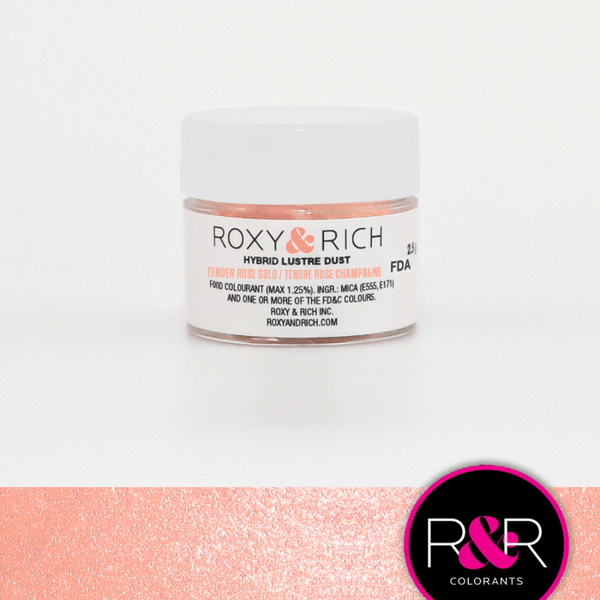 Tender Rose Gold Hybrid Luster Dust by Roxy & Rich