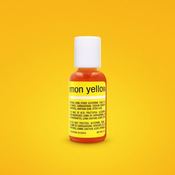 Lemon Yellow Liqua-Gel Chefmaster