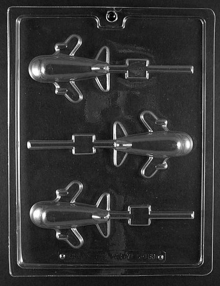 Airplane Lolly Chocolate Mold