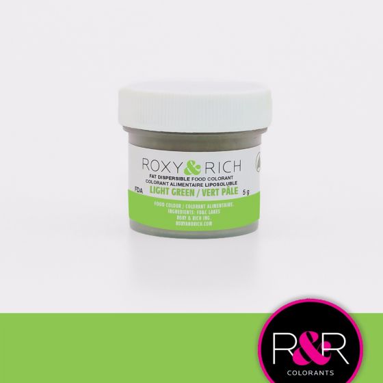 Light Green Fat Dispersible Powdered Color Roxy & Rich