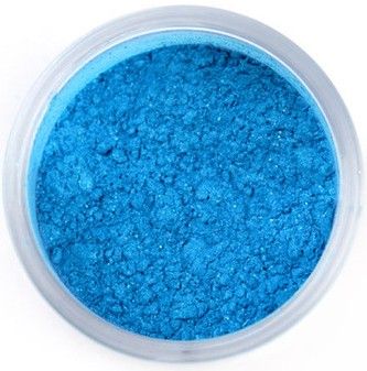 tropical blue luster dust