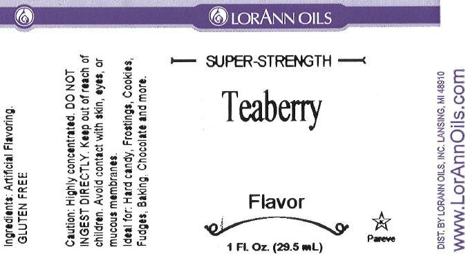 Teaberry Super Strength Flavor Lorann